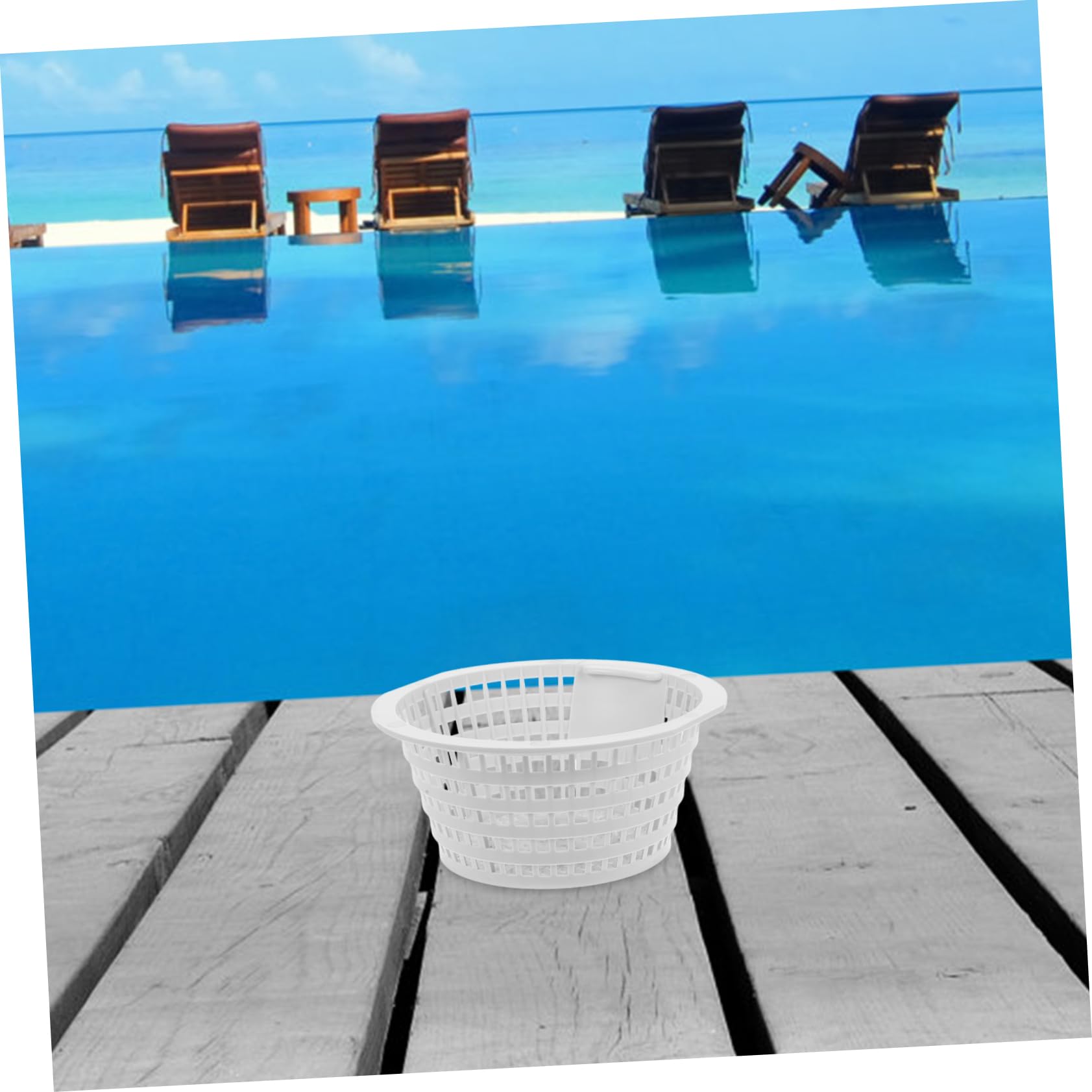 YARNOW 10 Piezas Skimmer para Piscina elevada Filtro de Piscina Skimmer de Piscina cestas de Hojas de Piscina Cesta de de Piscina Cesta de Piscina Filtro de Basura de Piscina AbS