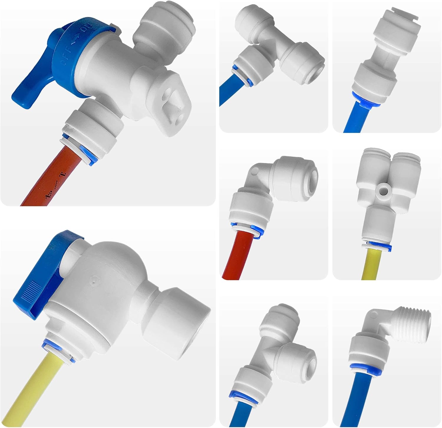 Food Grade 1/4 Inch Plastic Tubing for RO Water Filter System, Aquariums, Refrigerators, ECT; BPA free; Made from FDA compliant materials and meets NSF Standards and Regulations (100 Feet, Red)