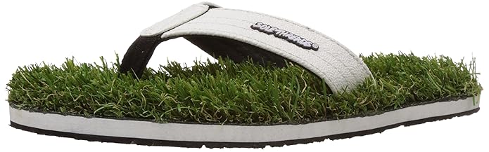 SOLETHREADS GRASS FAB | Natural | Textured Grass | Turf | Soft | Comfortable | Durable | Flip Flops for Men at Rs. 299