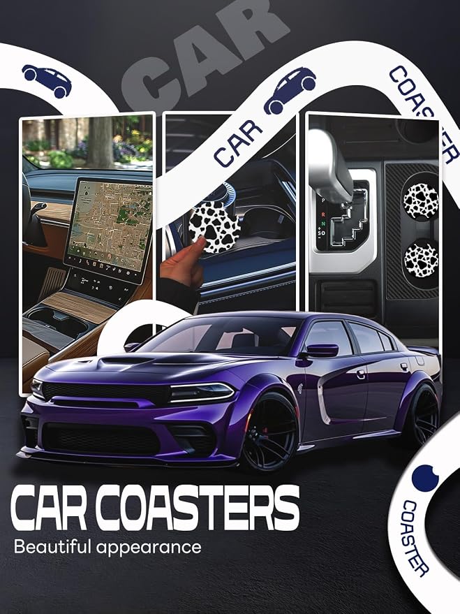Portavasos para auto de neopreno 2.75 in, pack 2 miniatura 5