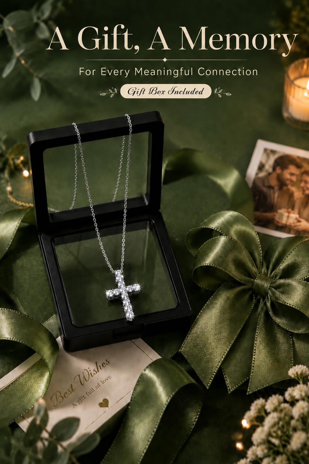 Morfetto 925 argento sterlina croce collane