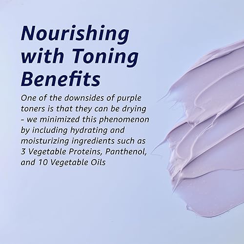 Miniatura 3 de LA'DOR Champú tonificante morado anti-amarillo para cabello rubio y gris tratado con color, neutraliza los tonos cobrizos y amarillos y mejora los