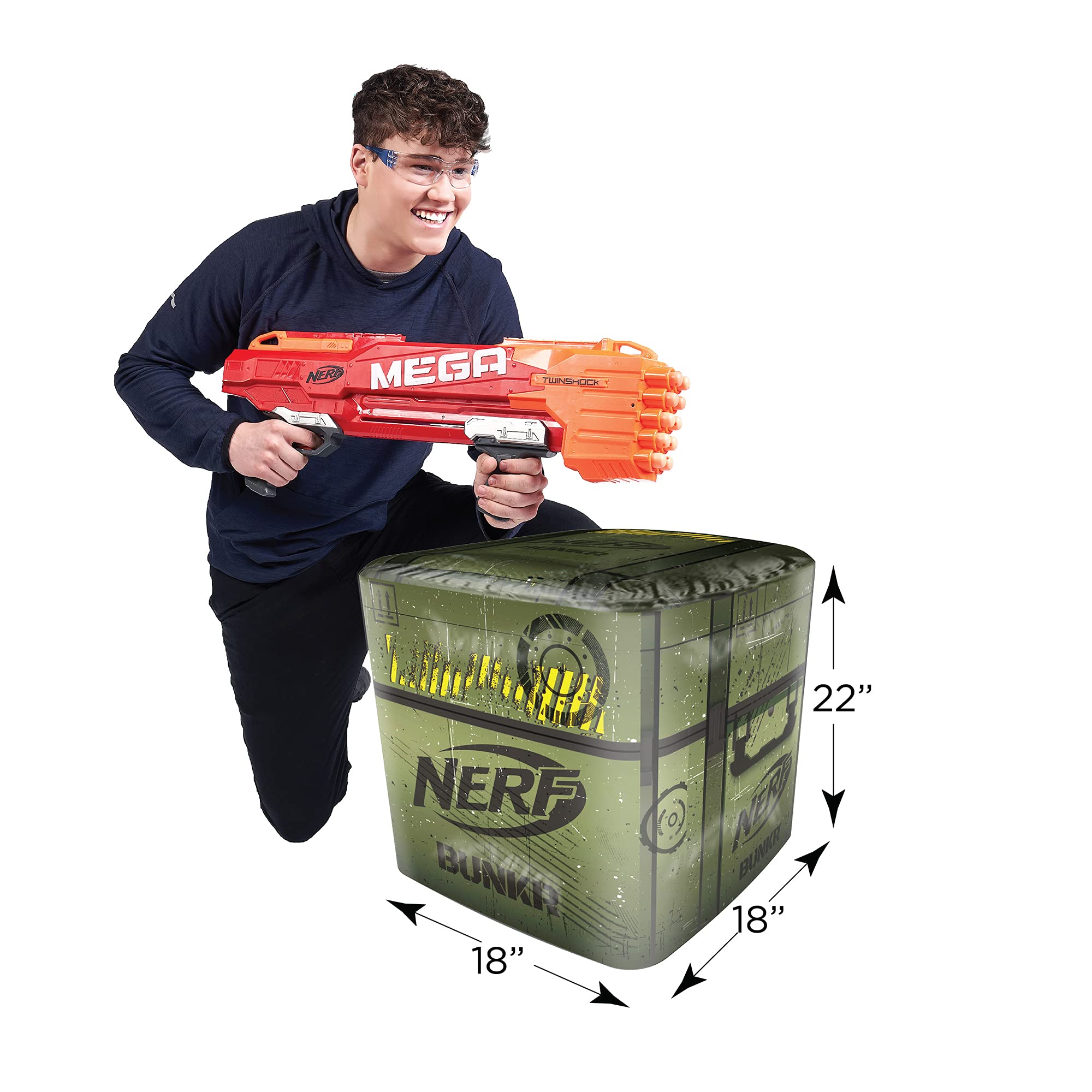 Buy Nerf Bunkr BKN3404 Nerf Go Set3 Inflatable Stackable Obstacle