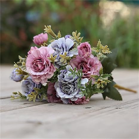 Amazon プリザーブドフラワー 自宅の装飾のプラスチックの偽の花の花束の結婚式のテーブルの中心的な色合いの装飾のための人工牡丹の絹の花 アートフラワー Color 7 フラワーデコレーション オンライン通販 Amazon プリザーブドフラワー 自宅の装飾のプラスチックの偽の花の花束の結婚式のテーブルの中心的な色合いの装飾のための人工牡丹の絹の花 アートフラワー Color 7 フラワーデコレーション オンライン通販
