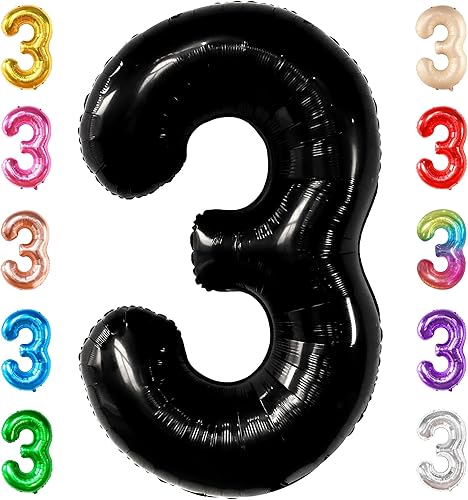 Miniatura 729 de KatchOn, Globo dorado gigante del número 8 de 40 pulgadas, globo dorado del número 8 para decoraciones de cumpleaños de 8 años para niñas