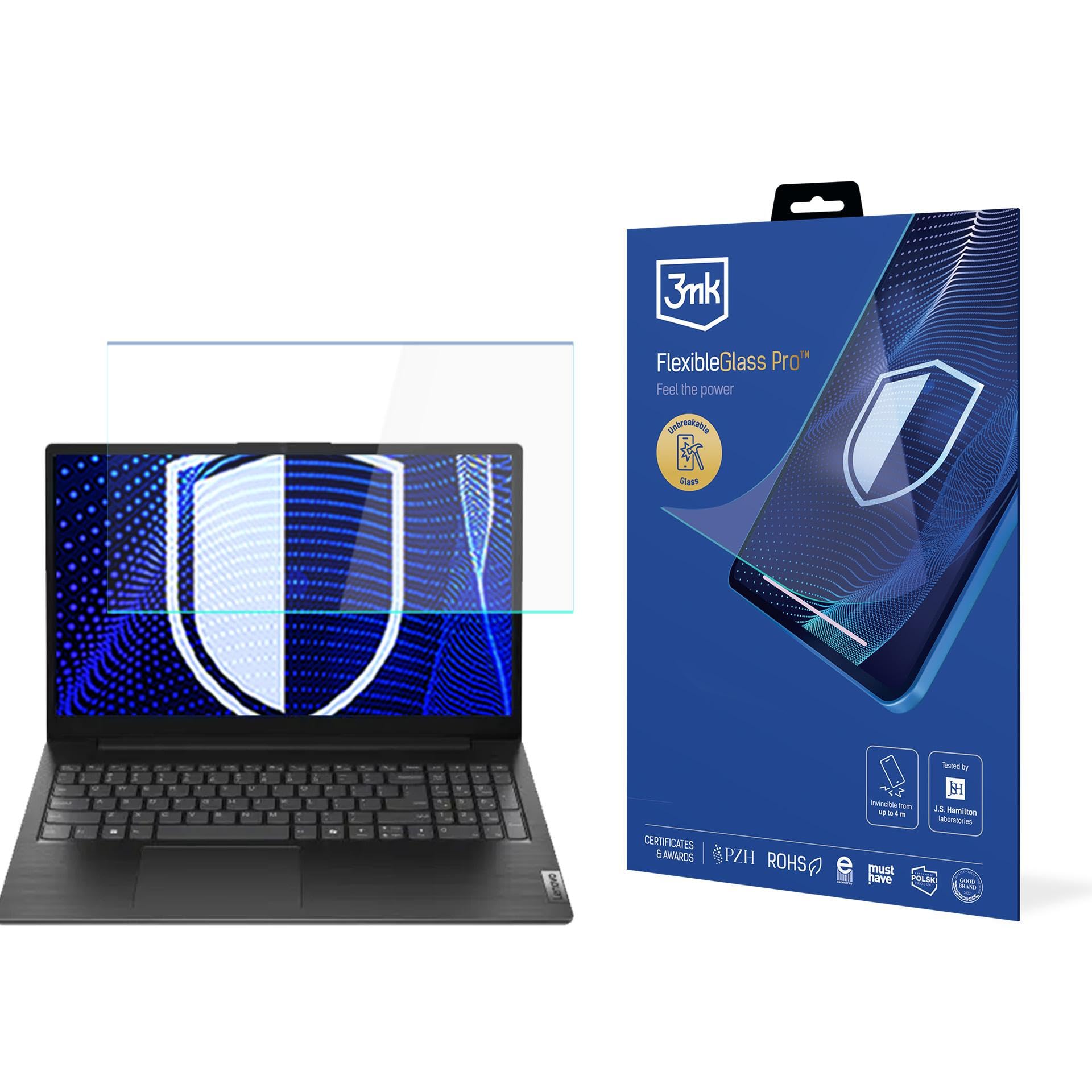 3mk FlexibleGlass Pro Lenovo V15 G5 IRL 15.6" Szkło Hybrydowe Nietłukące Przezroczyste