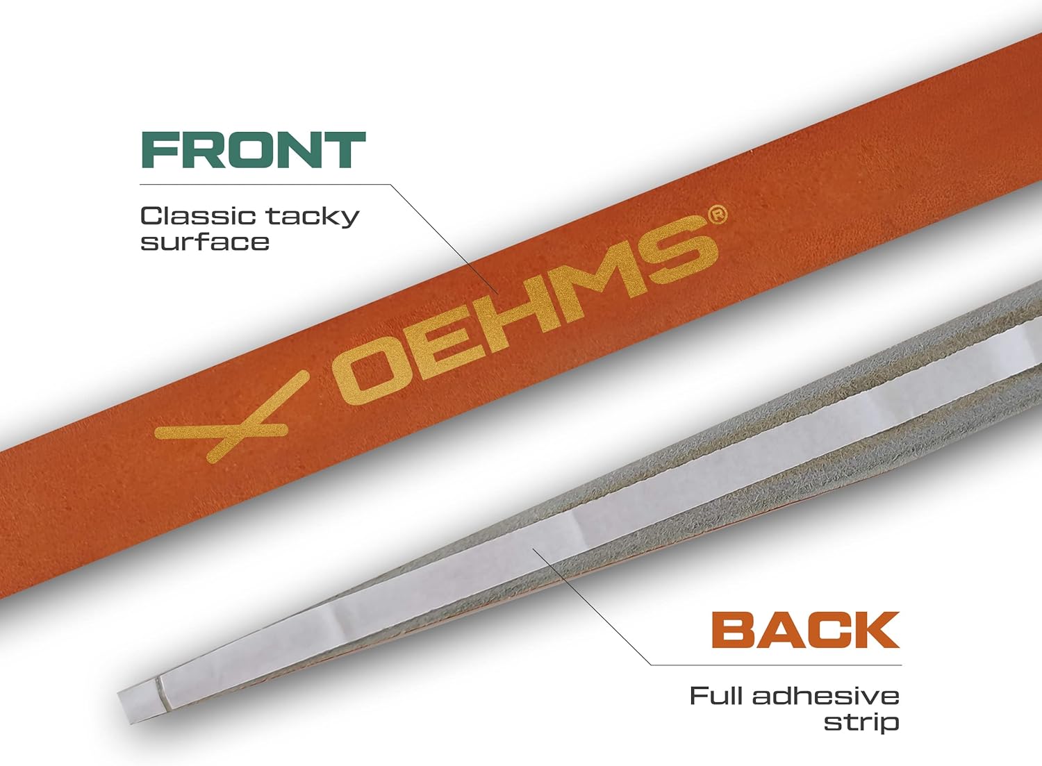 OEHMS Premium Leather Tennis Grip | Special Touch Edition | Brown | Adhesive Replacement Grip | Made in Germany