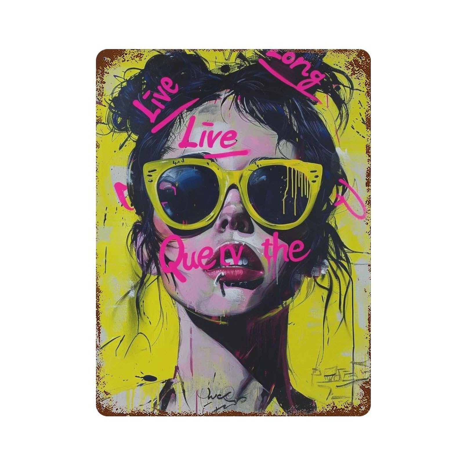 YHGERTKU 1979 Queen Vibe 03 Wall Retro Iron Vintage Art Metal Tin Sign Poster Modern Decor for Living Rooms 40x30cm