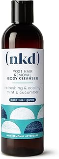 (nkd) Post Hair Removal Cleansing Wash - Intimate Wash for Refreshed and Revitalised Skin - Cleansing Wash for Shaving or Waxing - for Pubic Area & All Over -250ml
