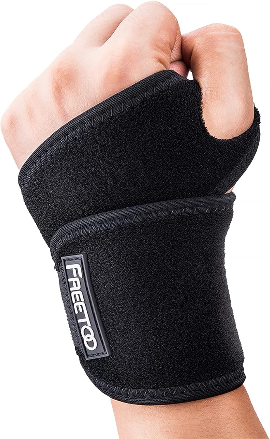 FREETOO Air Mesh Wrist Brace for Carpal Tunnel support for pain relief, Compression Wrist support strap at work for women men,Adjustable wrist guard fit right left hand for Arthritis Tendonitis : Health & Household