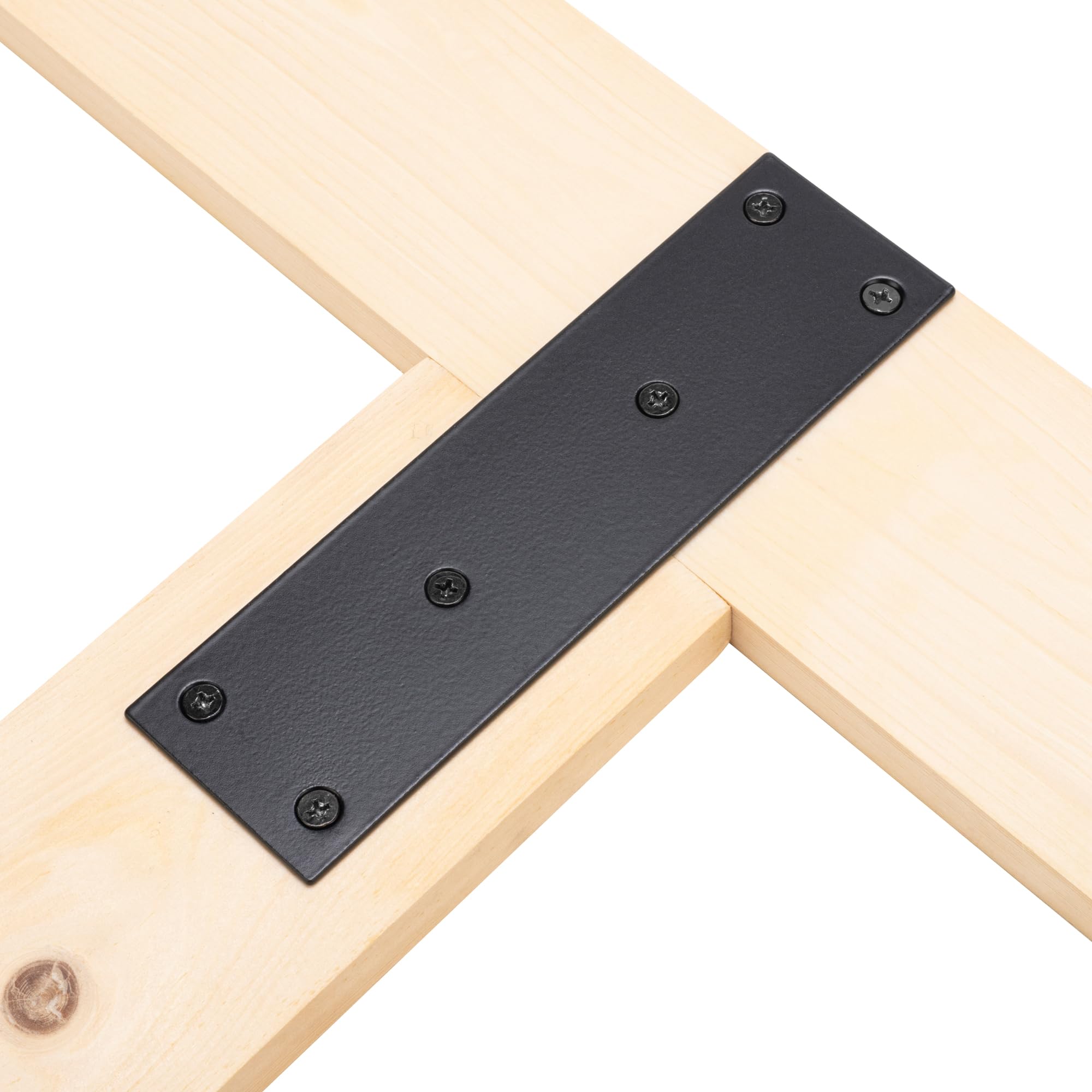 Réparer un meuble en bois branlant avec le lot de 4 plaques métalliques droites