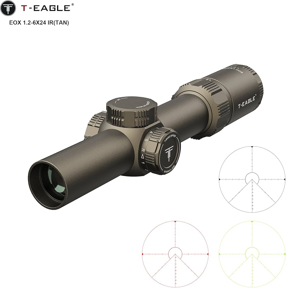 T-EAGLE ライフルスコープ 1.2-6x24IRHK-DE可変倍率 サバゲ Amazon.co.jp: T-EAGLE ライフルスコープ 1.2-6x24IRHK-DE可変