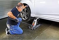 Vista 6 de Powerbuilt Gato de garaje de triple elevación de 3000 libras, vehículo resistente, camión, automóvil, motocicleta, elevación de transmisión