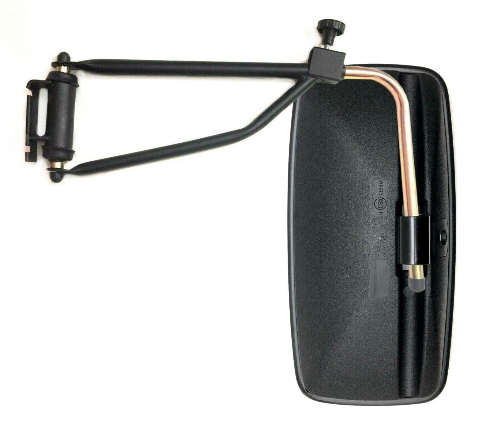 Specchietto retrovisore esterno 390 x 195 mm Ø18 – 24 mm E20 e supporto specchio per camion escavatore trattore