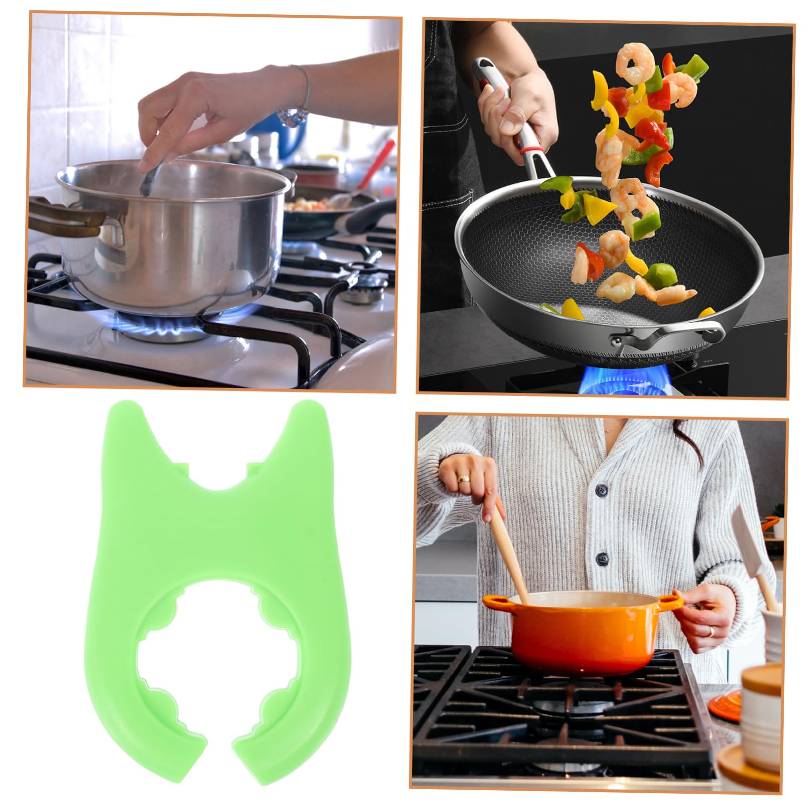 Sollevatore Coperchio A Strega In Silicone - Anti Fuoriuscita E Porta Cucchiaio