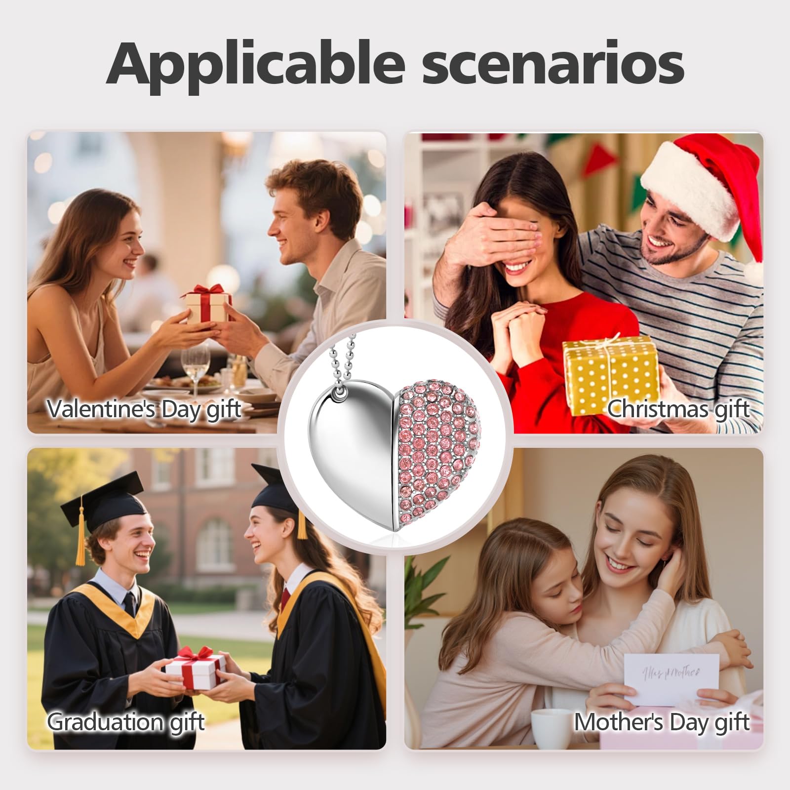 USB 2.0 Flash Drive,Cute Romantic Heart Shape USB Memory Stick,Thumb Drive for Photos, Music, Files Storage (Pink, 16, GB) — view 6