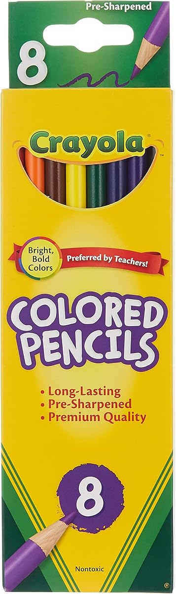 Lápices de colores de 8 quilates, surtidos