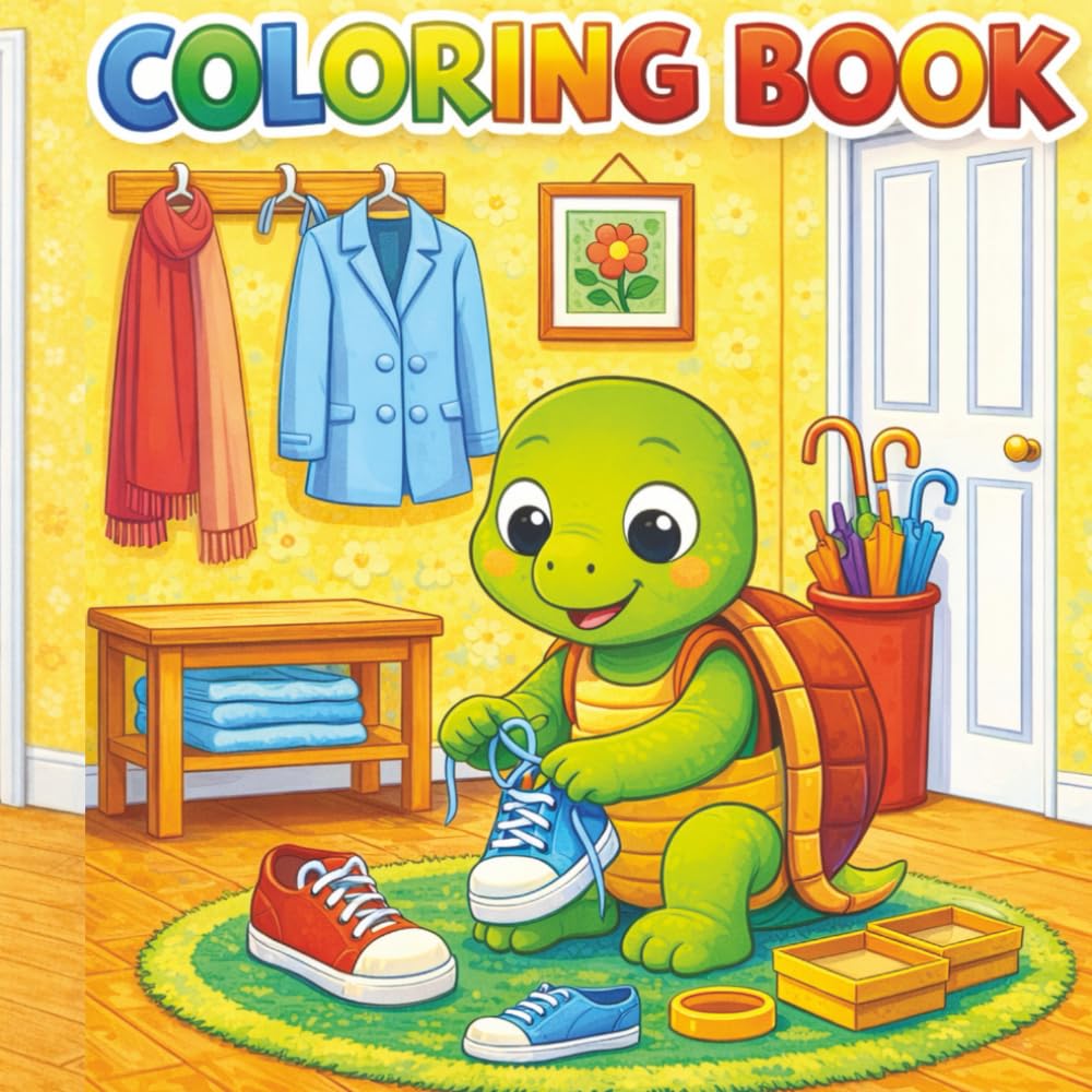 Cottage Core Woodland Animal Coloring Book