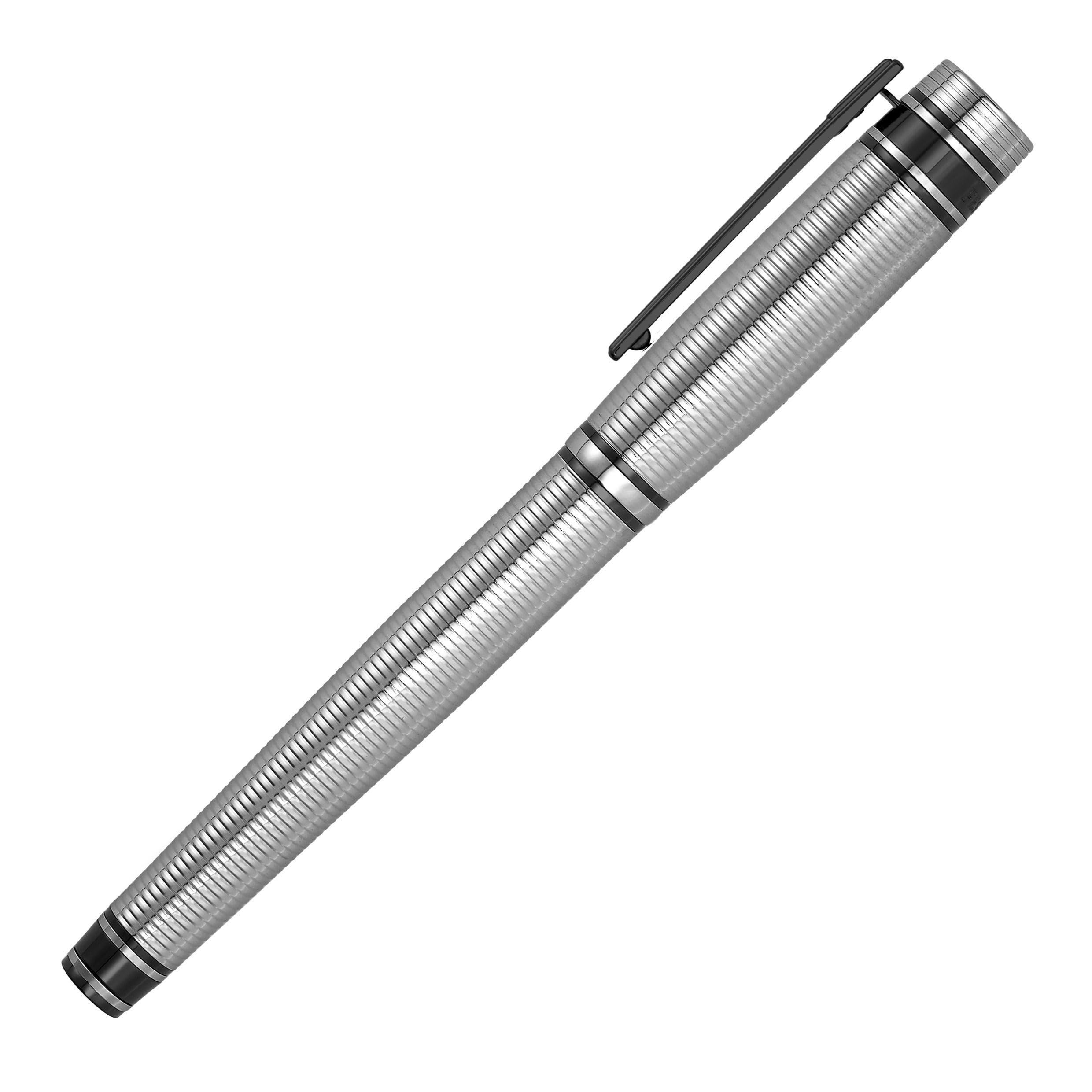 Festina Bold Stripe Rollerball Pen (Chrome & Gun) - Image 4