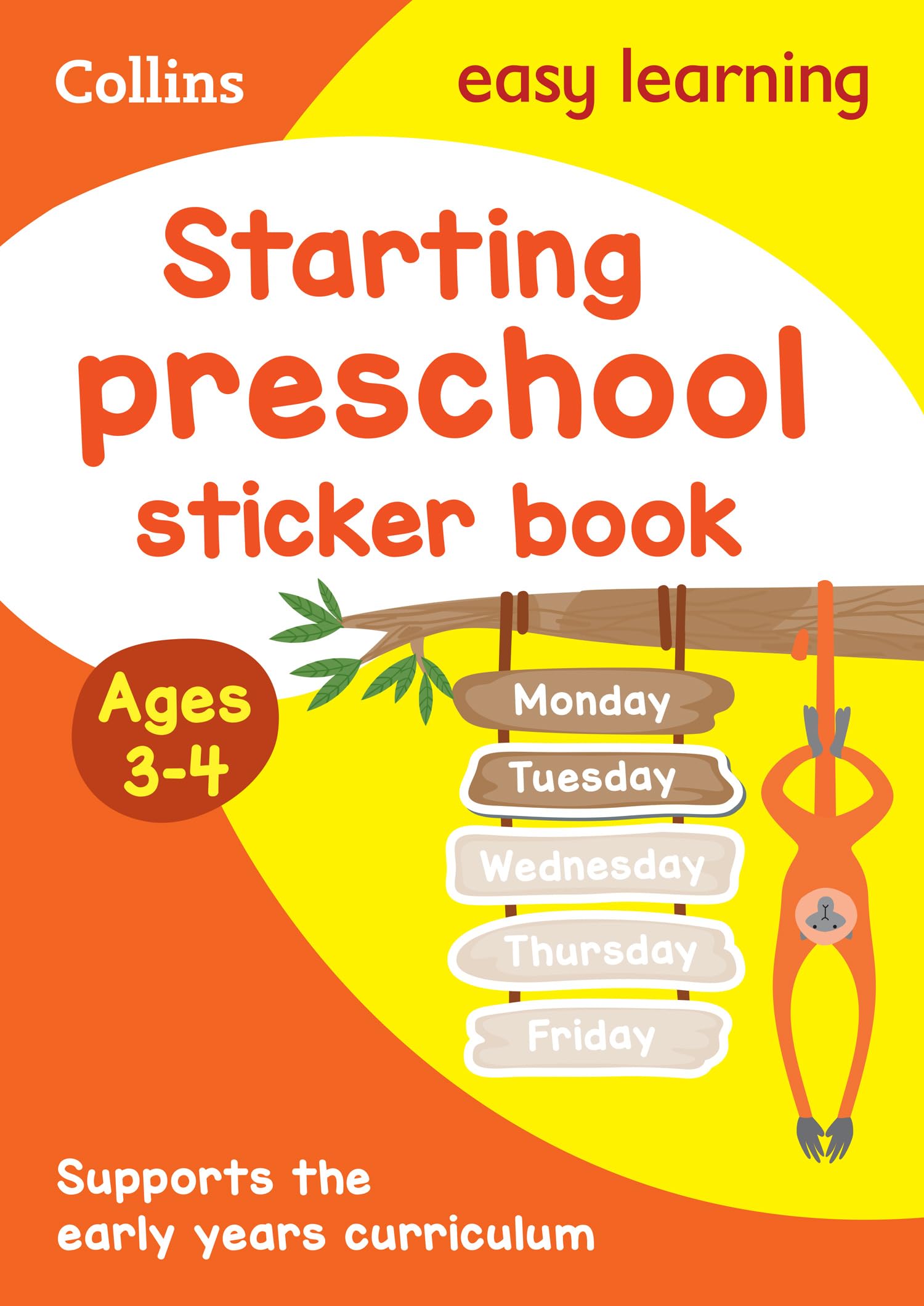 Starting preschool Sticker Book Ages 3-4 (Easy Learning)