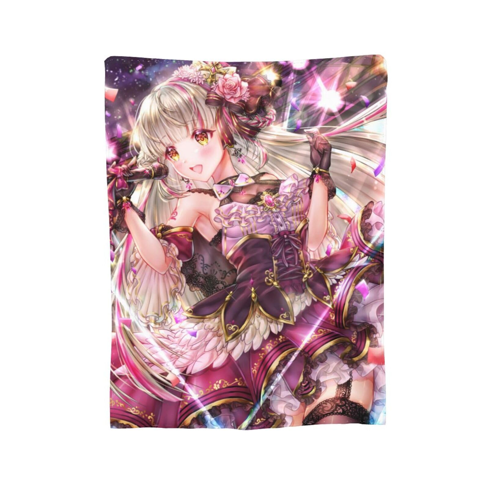 Amazon｜毛布 もうふ ブランケット 白猫プロジェクト ルウシェ 歌姫 