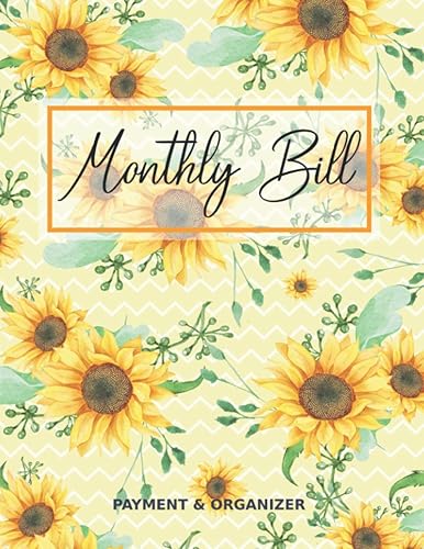 Monthly Bill Payment Organizer: Bill Payment tracker | Bill Payment checklist | monthly bills planner | Expense Finance and Bill Tracker | Monthly Payment Planner Log Book
