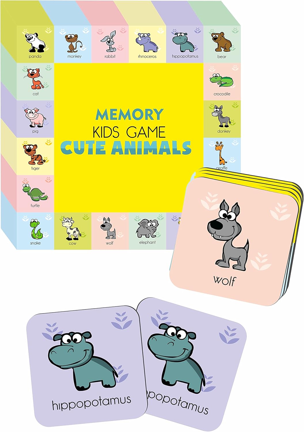Amazon Memory Matching Game For Kids Cute Animal Matching Card Amazon Memory Matching Game For Kids Cute Animal Matching Card