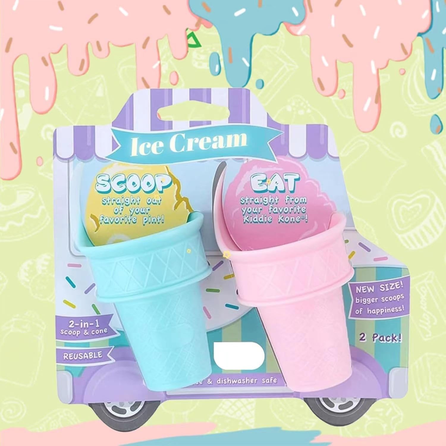 Multi-Use Ice Cream Scoop and Popsicle Maker Set – Reusable, Kid-Safe, Easy-to-Clean Frozen Treat Tool for Homemade Ice Cream, Yogurt Pops, and Summer Snacks-image-34