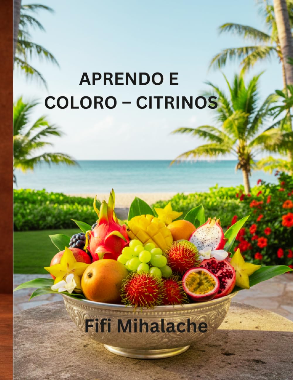 APRENDO E COLORO – CITRINOS: para crianças de 4 a 10 anos