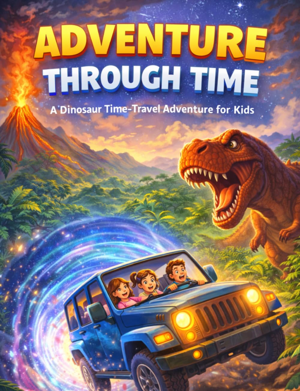 Adventure Through Time: A Dinosaur Time-Travel Adventure For Kids