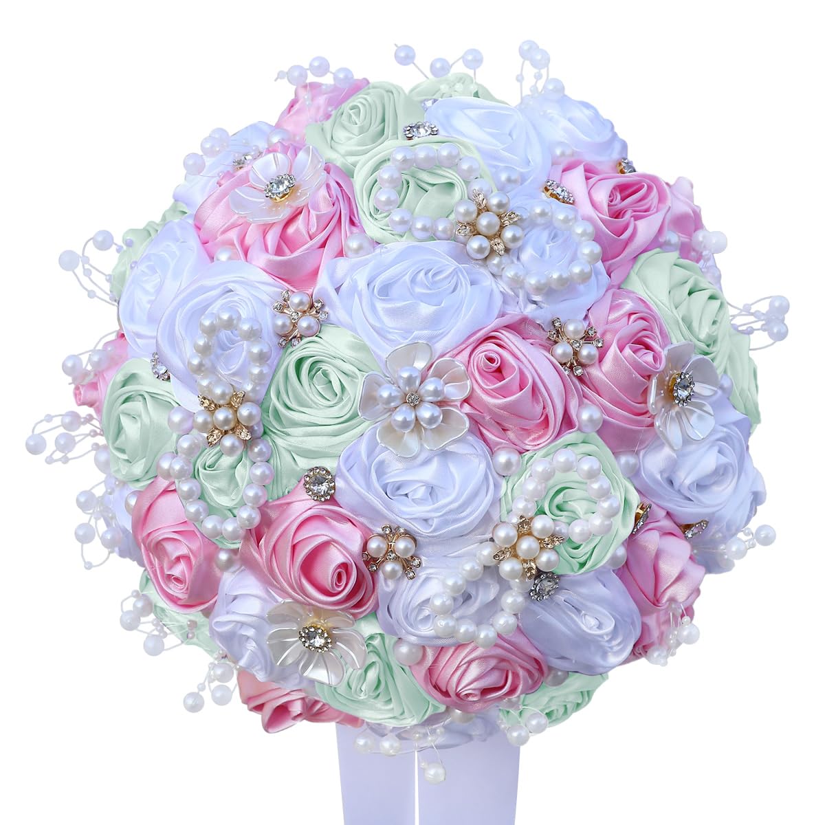 ［Flora］flower bouquet pearl shower earr Amazon.com: QingForBesty Handmade Flora Rose Butterfly-shaple