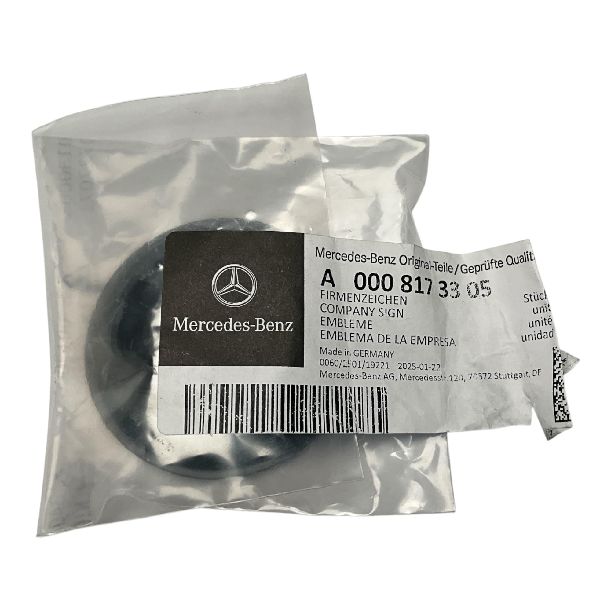 Estrella capó Original MERCEDES-BENZ Clase C W204 W205 C205 A205 C-Class Coupe W212 S212 E-Class Limousine W213 S213 E-Class W238 C238,A0008173305-A0008171701 Diámetro 57mm
