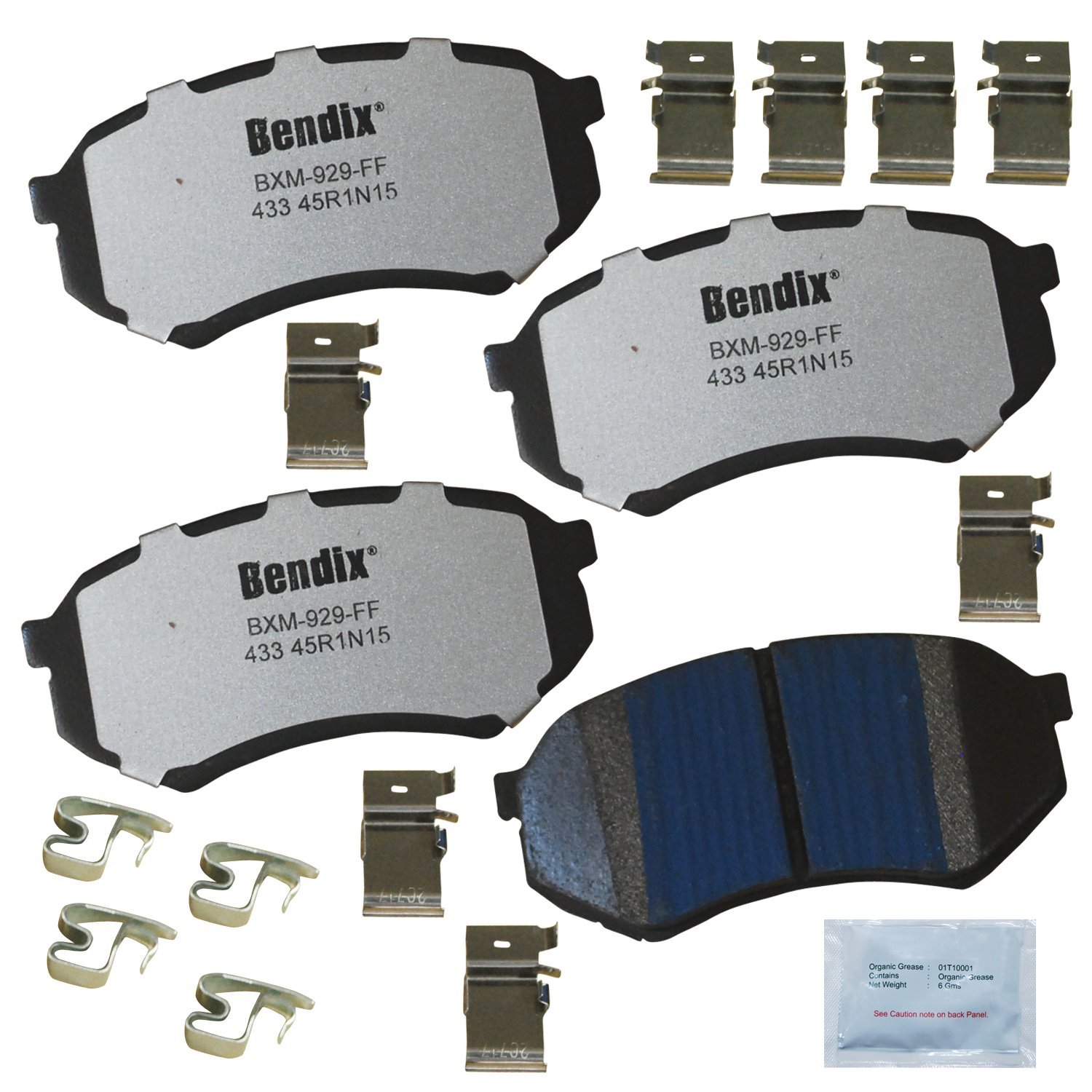 Bendix Fleet Metlok MKD433FM Brake Pads for Select Models Chrysler Conquest Conquest 929 Starion Fuso FE Conquest Cressida