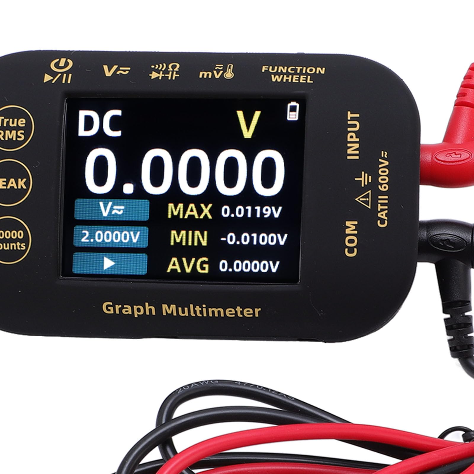 Aramox Multimetro Digitale Fotovoltaico, S450, Tester Grafico con Schermo TFT, Misurazioni Versatili per Elettricisti e Uso Automobilistico