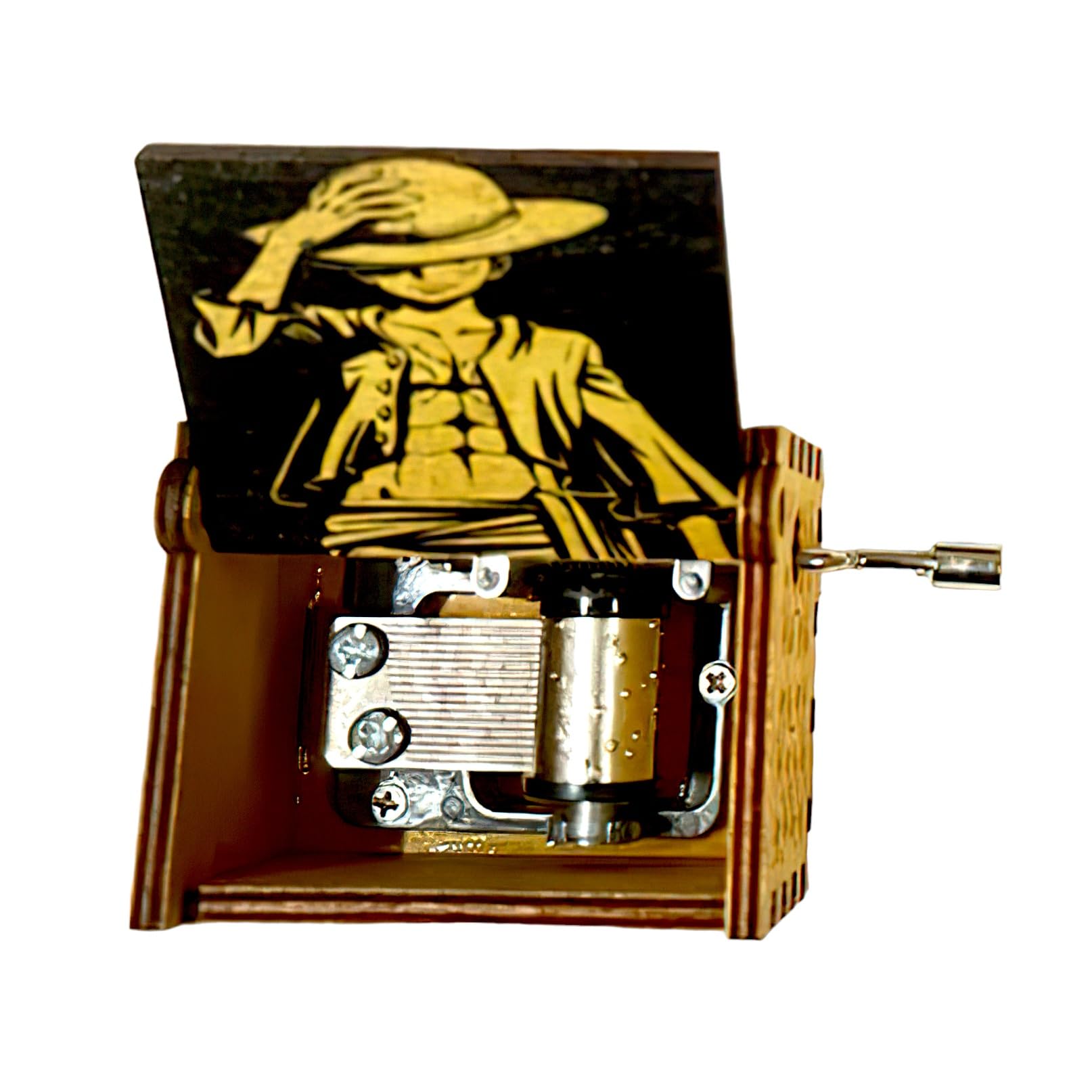 Buy RVM Toys Wooden Luffy Music Box Vintage Hand Crank Classical