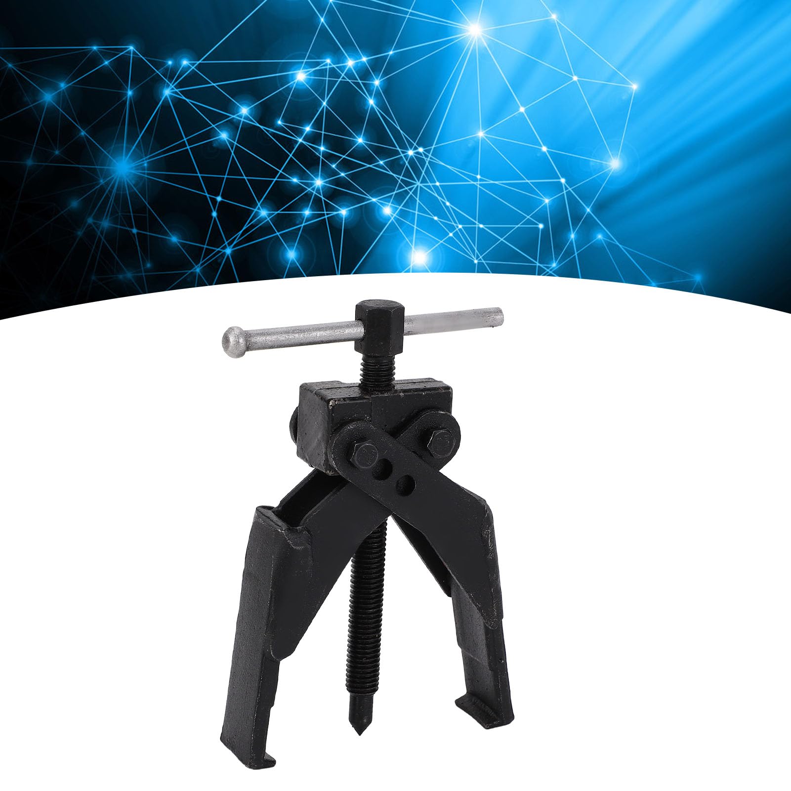 2-Jaw Gear Puller Removal Tool, Wide Application LaborSaving Extractor Tool Separate Lifting Device Design Carbon Steel