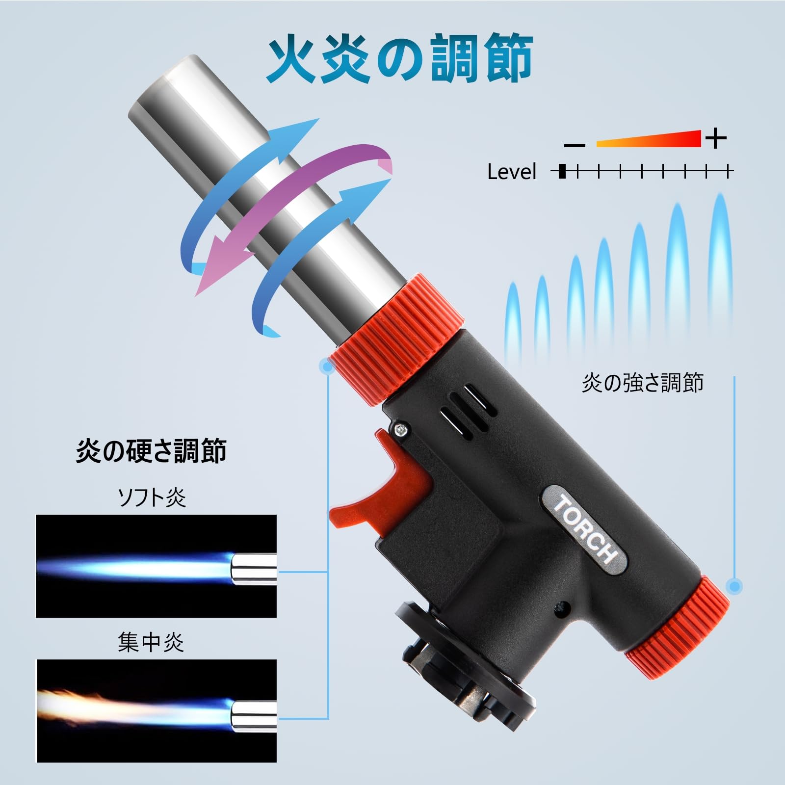 Amazon | 【最新強化版】トーチバーナー ガスバーナー パワートーチ