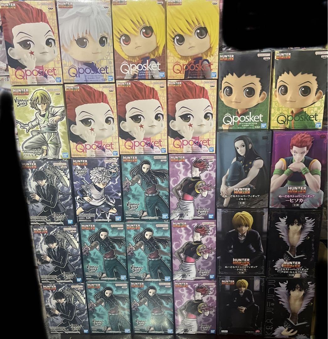 Amazon.co.jp: HUNTER×HUNTERフィギュア まとめ売り28個セット : おもちゃ 
