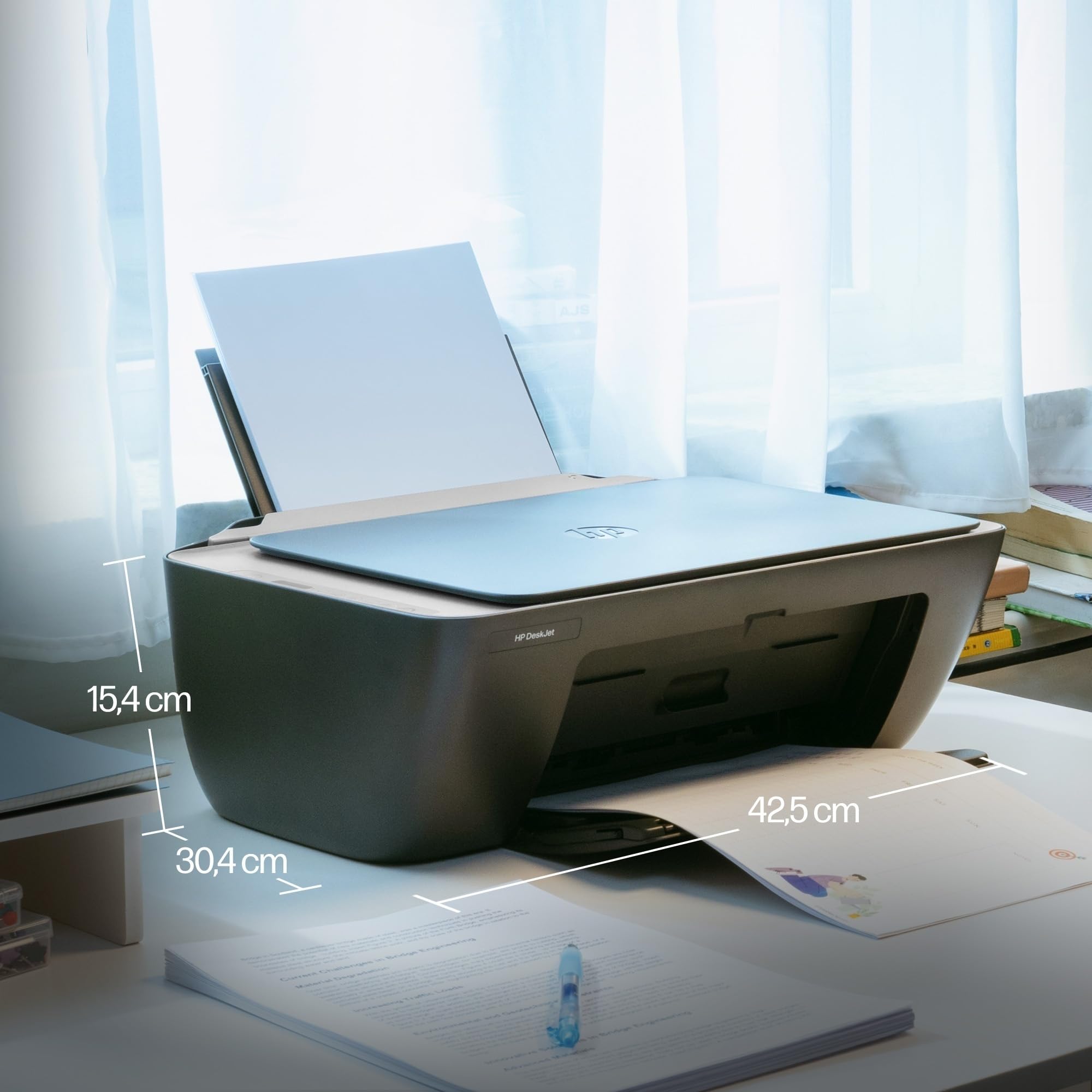 HP DeskJet 2920 Stampante Multifunzione a Getto d'Inchiostro A4 Colori Wi-Fi, 7,5 ppm, Instant Ink Inclusa, Nera