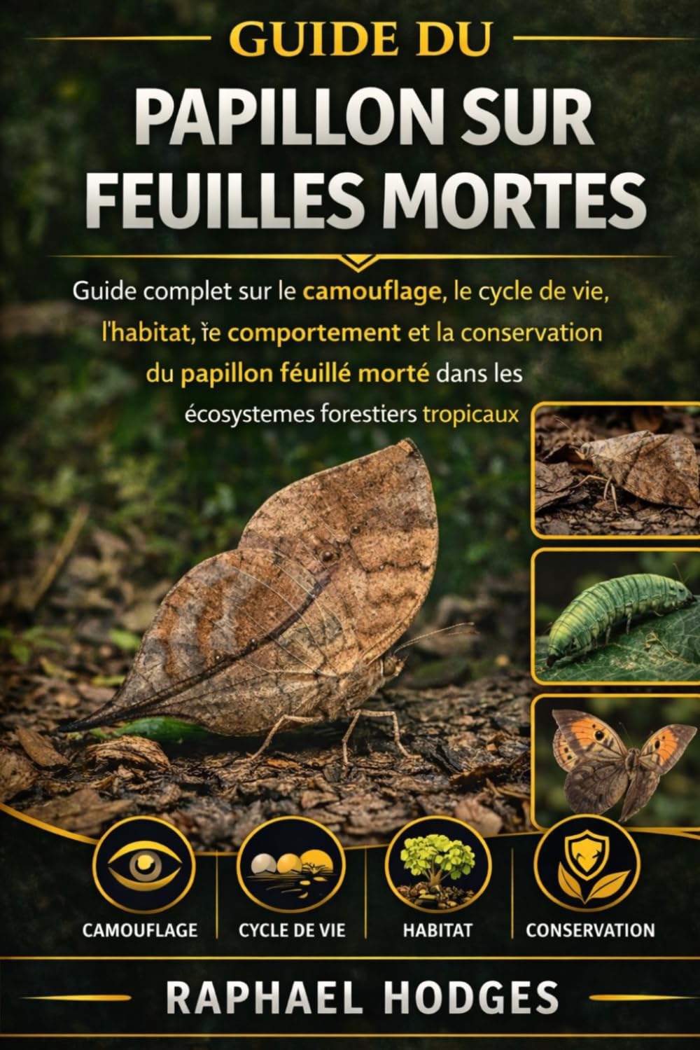 GUIDE DU PAPILLON SUR FEUILLES MORTES: Guide complet sur le camouflage, le cycle de vie, l’habitat, le comportement et la conservation du papillon ... dans les écosystèmes forestiers tropicaux