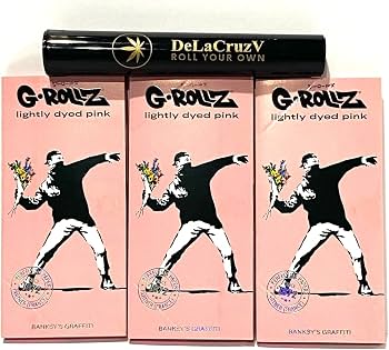 Amazon.com: G-ROLLZ King Size Paper Lightly Dyed Pink Paper + tips