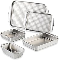Vista 1 de Hestan Provisions OvenBond - Juego de 7 piezas Gourmet Essentials de acero inoxidable de tres capas