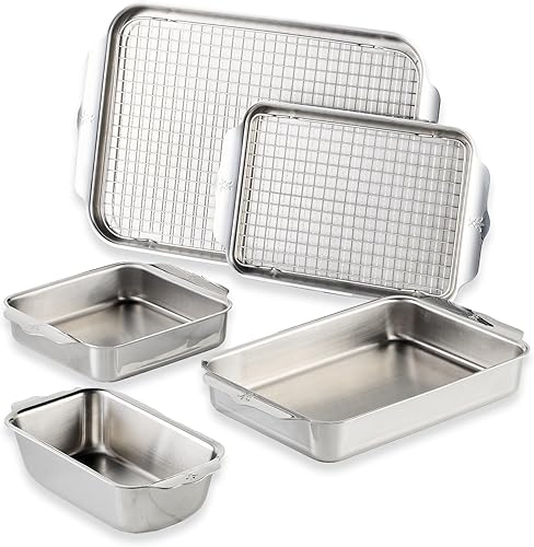Hestan OvenBond Provisions - Juego de 7 piezas de acero inoxidable Gourmet Essentials de acero inoxidable de tres capas