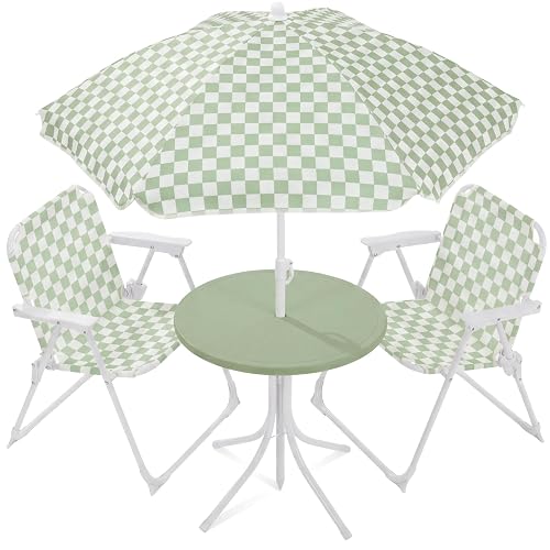 Best Choice Products Kids Picnic Table and Chair Set with