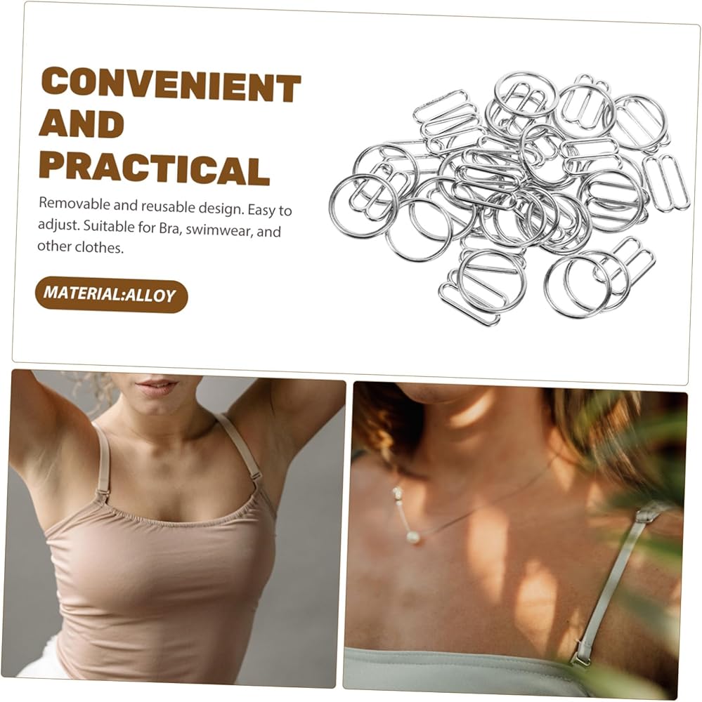 6 Paia Spalline Reggiseno Regolabili - In Pizzo Floreale | Multicolore, Nylon, Per Lingerie - Foto 5