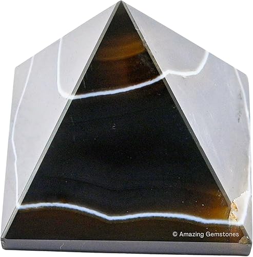 Miniatura 382 de Amazing Gemstone Lapis Lazuli Pyramid Crystal Healing Stones - 2" Great Pyramid Figurine of Natural Stone Pyramid for Meditation, Reiki, Chakra