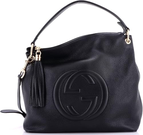 Pre-Loved Soho Convertible Hobo Large, Black