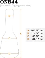 Gitarrentasche Für E-Gitarren Bis 39/40 Zoll – Gepolstert, Wasserabweisend, Mit Außentaschen & Tragegurt