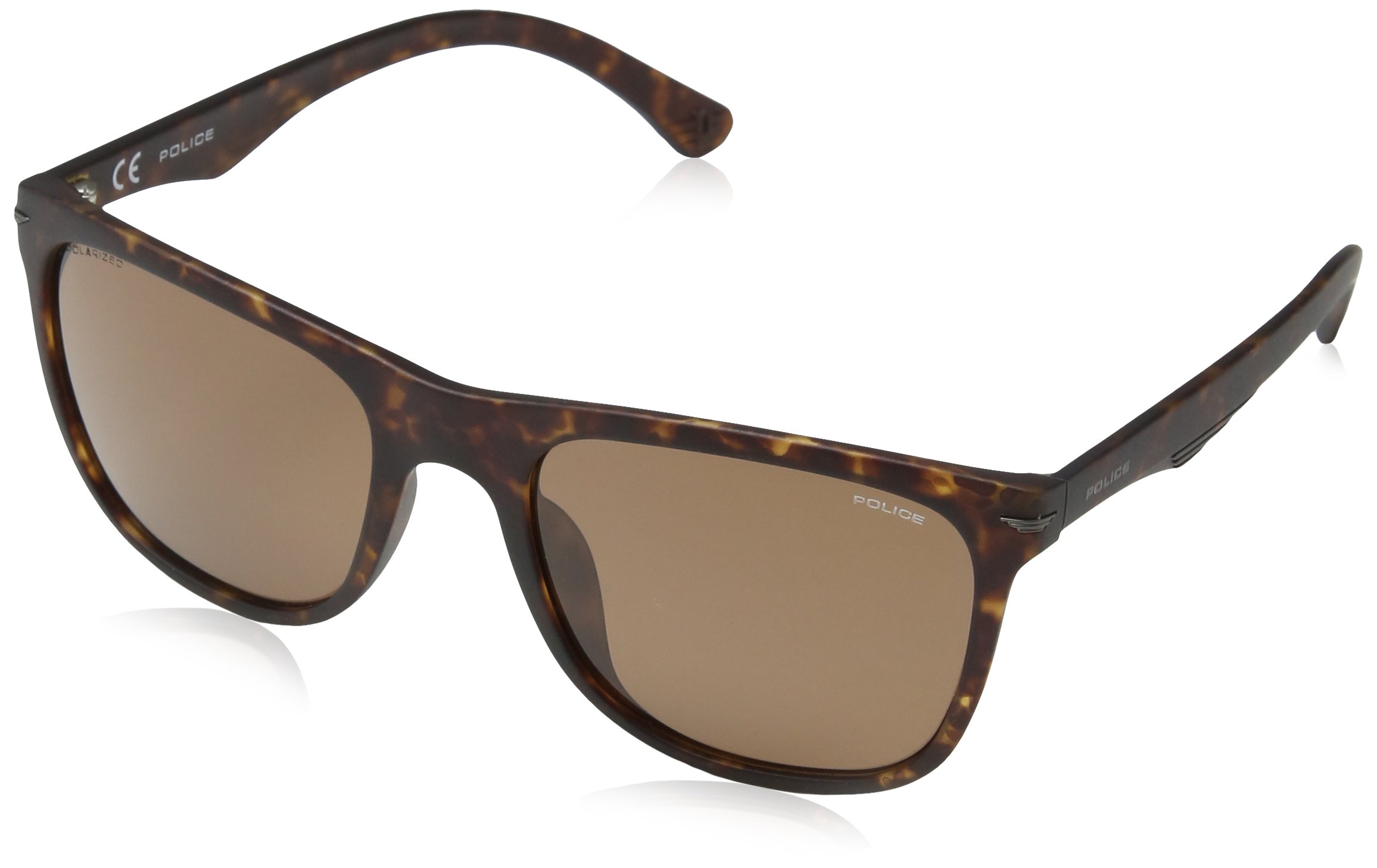Police Sunglasses Spl357 Blackbird Light 2 878P Matte Dark Havana Brown