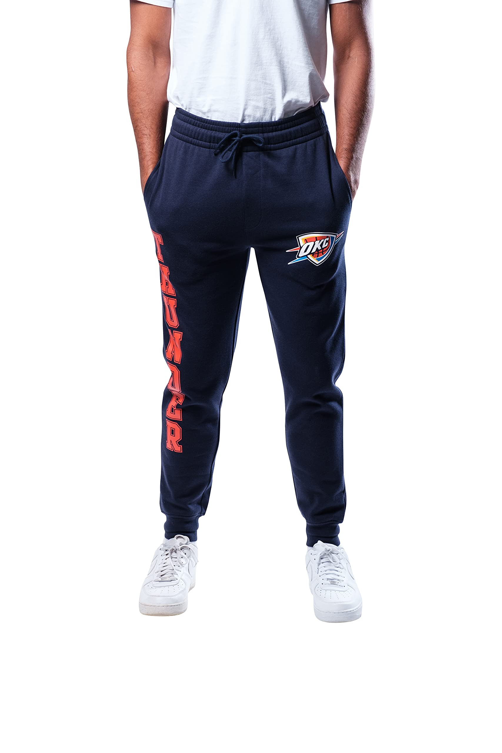 Ultra Game Pantalones de chándal para Hombre Active Basic de Rizo Suave